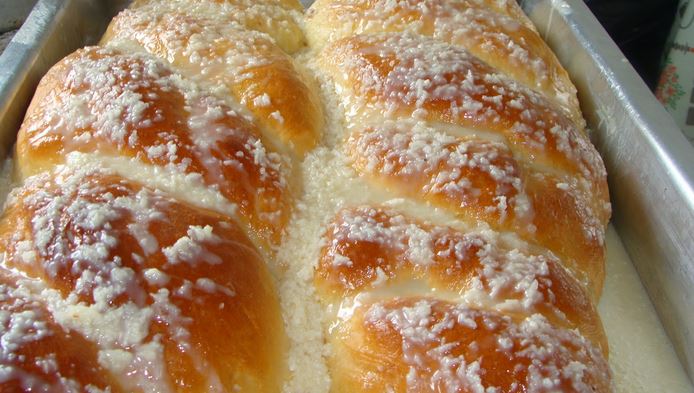 Ilustração da Receita de Pão Doce