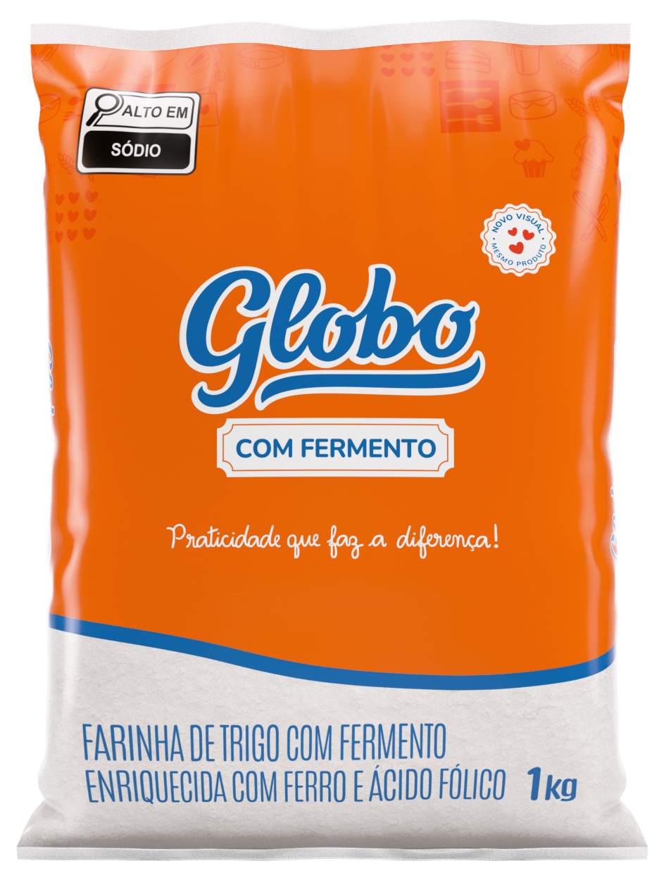 Farinha de Trigo Globo com Fermento