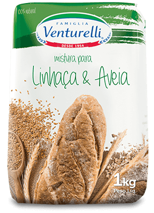 Pão de Linhaça e Aveia Venturelli