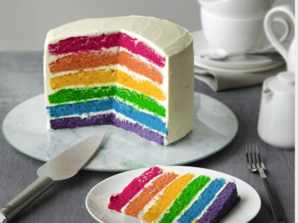 Fazer bolo arco íris - Jogos para Meninas